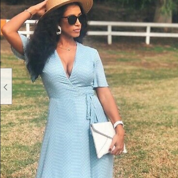💥PRICE DROP💥 Mohea Maxi Wrap Dress - Picture 1 of 7